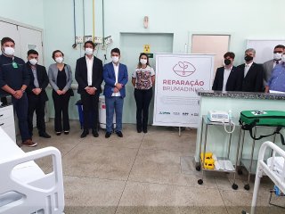 Entrega de equipamentos para sala de urgência - Brumadinho - Junho de 2022