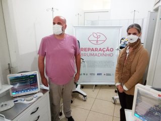Entrega de equipamentos para sala de urgência - Esmeraldas - Junho de 2022