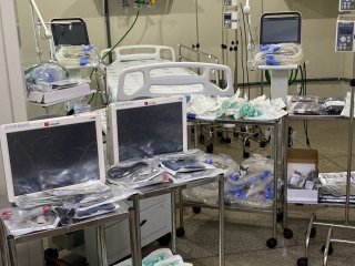 Entrega de equipamentos para sala de urgência - Três Marias - Junho de 2022