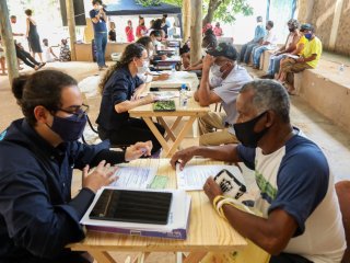 Atendimento da FGV no Shopping da Minhoca - Fevereiro de 2022