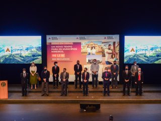 Evento de assinatura do repasse de R$ 1,5 bilhão aos municípios mineiros - Agosto de 2021