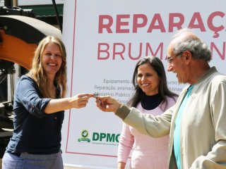 Primeira entrega de máquina em Abaeté - Maio de 2022