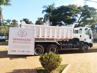 Primeira entrega de máquina em Biquinhas - Junho de 2022