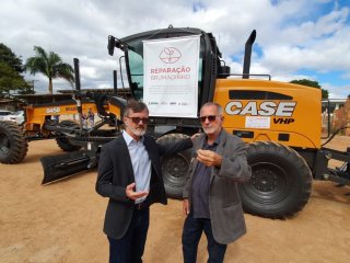 Primeira entrega de máquina em Juatuba - Maio de 2022