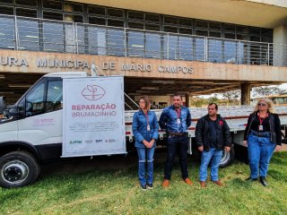 Primeira entrega de máquina em Mário Campos - Junho de 2022