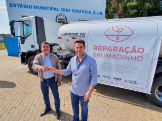 Primeira entrega de máquina em São Joaquim de Bicas - Junho de 2022