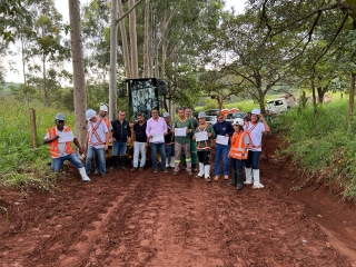 Curso de capacitação do projeto Manutenção de Estradas Rurais em Mário Campos