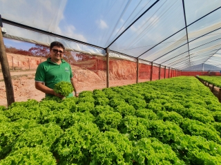 Produtor rural atendido pelo projeto Fomento Agro