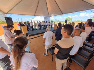 Evento de anúncio do início das obras de pavimentação da MG-415