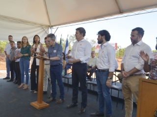 Evento de anúncio do início das obras de pavimentação da MG-415