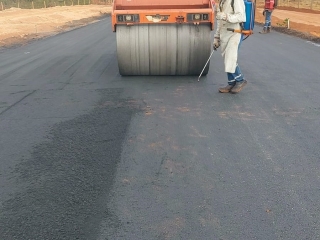 Obras no trecho Papagaios-Pompéu - Agosto de 2023