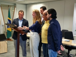 Assinatura do convênio para obras em Abaeté
