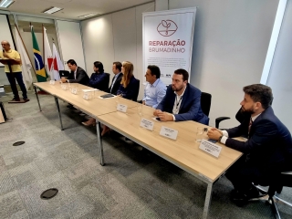 Assinatura do convênio para obras em Abaeté
