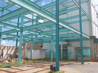 Obras no Hospital Padre Libério