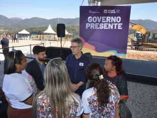 Governador e membros da Avabrum durante vistoria das obras do Distrito Industrial - Agosto de 2024