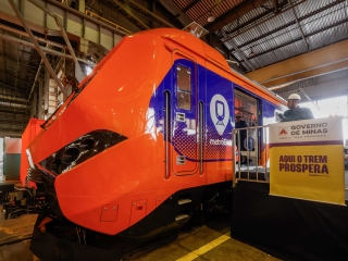 Novos trens do metrô da RMBH