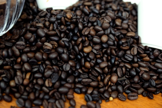 grãos de café