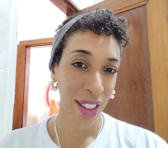 A quilombola Ana Carvalho é presidente da Associação dos Remanescentes de Escravos e Quilombolas do Povoado de Veloso