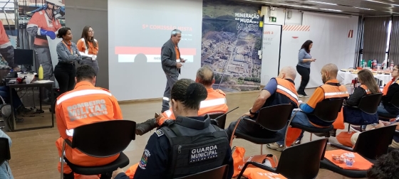 Reunião de alinhamento para o Simulado de Emergência em Juiz de Fora