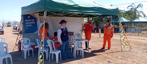 Realização do Simulado de Emergência 