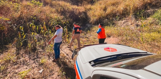 Defesa Civil Estadual realizando vistoria em Pescador