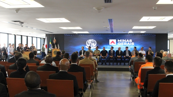 Solenidade de formatura do 4º Curso de Segurança e Proteção de Autoridades 