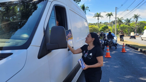 Maio Amarelo: CET-MG promove blitz educativa de trânsito na Pampulha neste sábado (4/5)