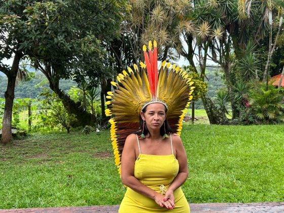 Cacica Célia Angohó - Liderança da Aldeia Katurãma - Povo Indígena Pataxó e Pataxó Hã Hã Hãe