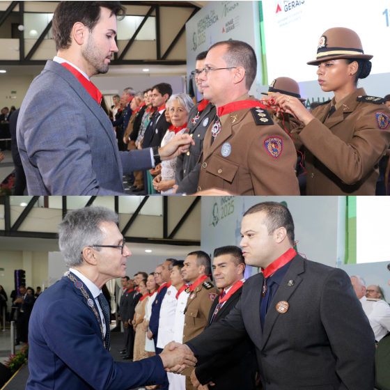 Integrantes do Gabinete Militar do Governador recebem a Medalha da Inconfidência 2025