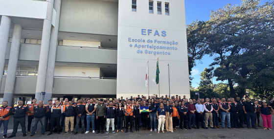 Alunos do Curso de Formação para Agentes de Proteção e Defesa Civil