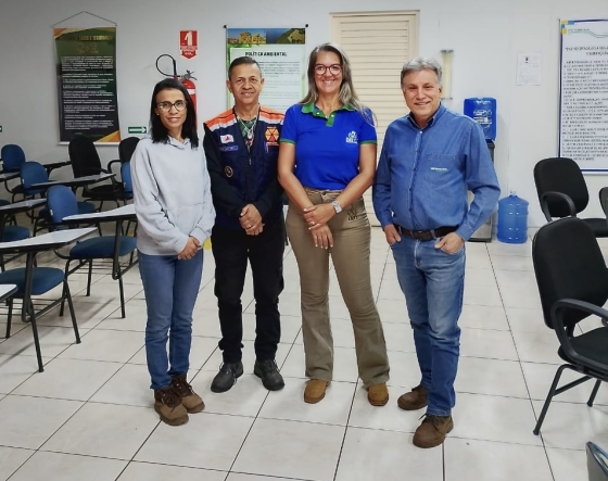 Reunião da Defesa Civil com o COMPDEC de Delta