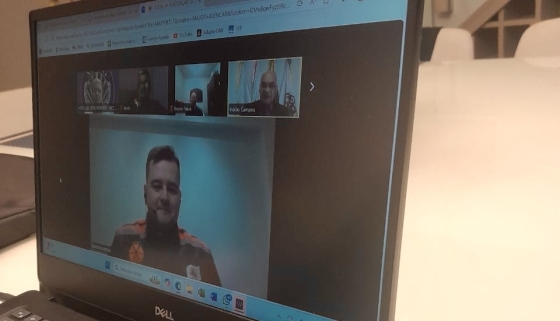 Palestra remota para o curso da ADSEG