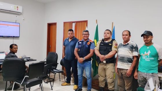 Defesa Civil realiza reunião técnica no município de Novorizonte para fortalecer ações de prevenção e resposta a desastres