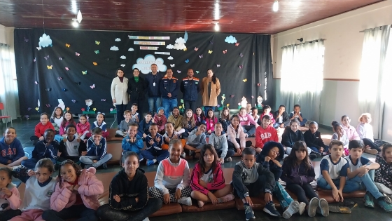 Projeto "Defesa Civil nas Escolas" em Campo Belo