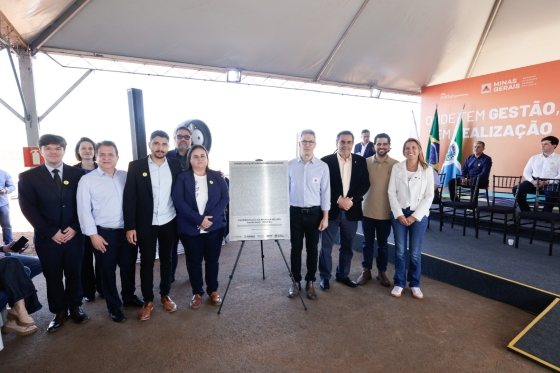 Evento de conclusão da pavimentação de trecho da MG-060