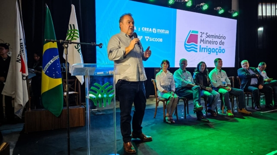 O evento teve como tema principal os desafios e oportunidades relacionadas ao uso de águas subterrâneas na irrigação