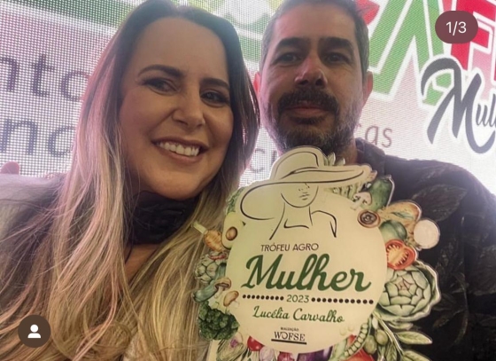 Lucélia de Carvalho Araújo, aprendeu a cultivar café com o marido, Klayton Araújo