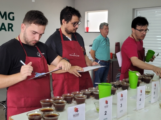 O concurso vem incentivando a melhoria da qualidade dos cafés da região