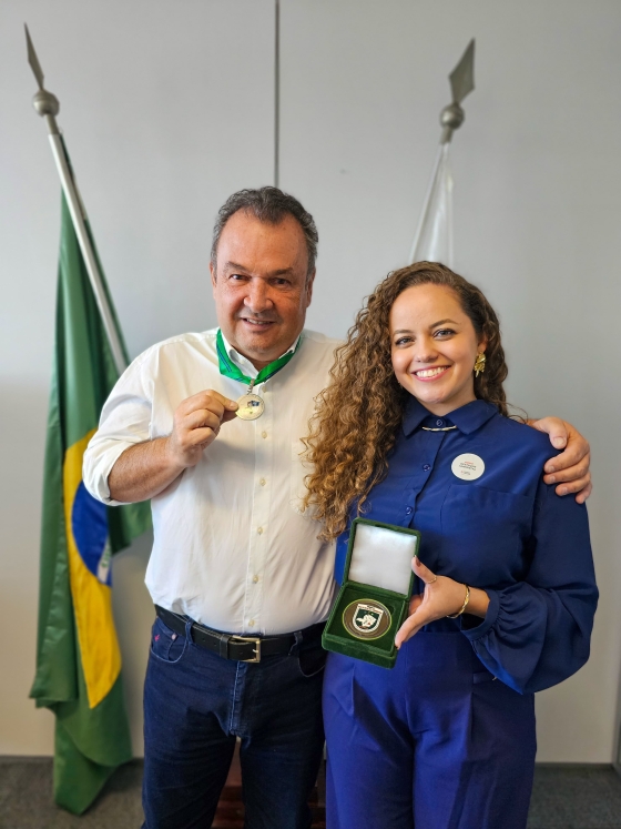 Thales Fernandes e Ariel Miranda recebem são homenageados em evento