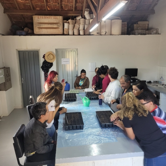 A visita é parte do projeto “Sementes do Cerrado”