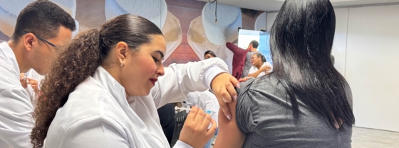 Cidade Administrativa recebe ação de vacinação contra a influenza