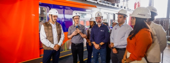 Novo vagão do metrô