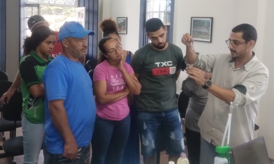 O curso aborda diversos pontos de toda a cadeia produtiva do queijo