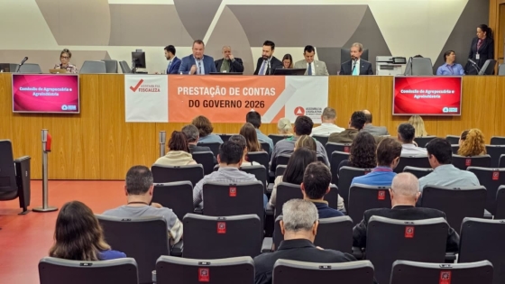 Secretário de Agricultura, Thales Fernandes, apresenta ações desenvolvidas pela Seapa no Assembleia Fiscaliza