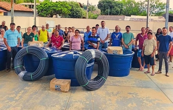 o kit de irrigação é um apoio fundamental para as comunidades do semiárido mineiro