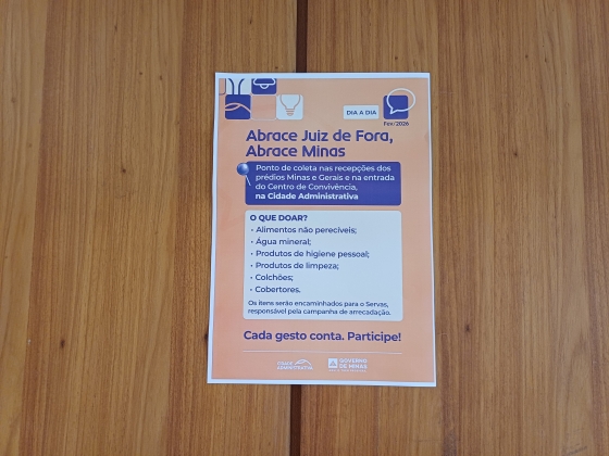 Cidade Administrativa disponibiliza pontos de arrecadação para famílias atingidas pela chuva na Zona da Mata