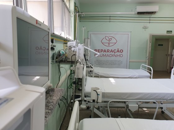 Entrega de equipamentos para sala de urgência em Brumadinho