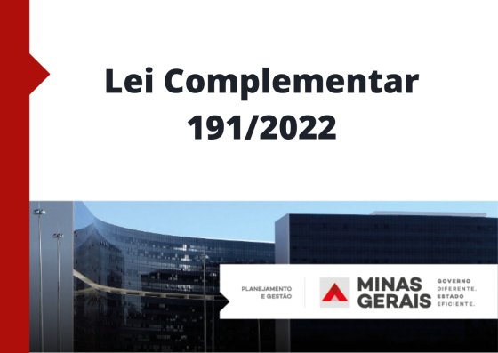 Lei Complementar 191/2022