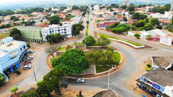 Foto aérea da cidade de Abaeté - Créditos: Prefeitura de Abaeté