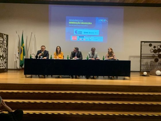 Foto do seminário de mineração